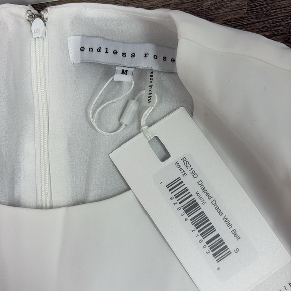 NEW Endless Rose Draped Dress with Belt Size M - Picture 10 of 14